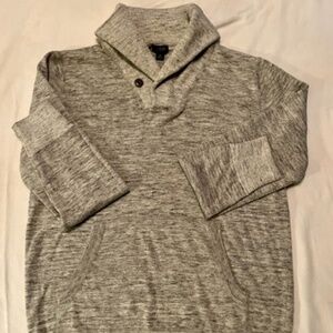 J CREW Shawl Collar Fleece Sweatshirt Sz Sm! Excellent vintage JC Fleece…